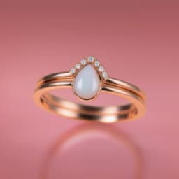 Zestaw DIY do Biżuterii z Mleka - Pierścionek "Together" z dokładką - thumbnail 1