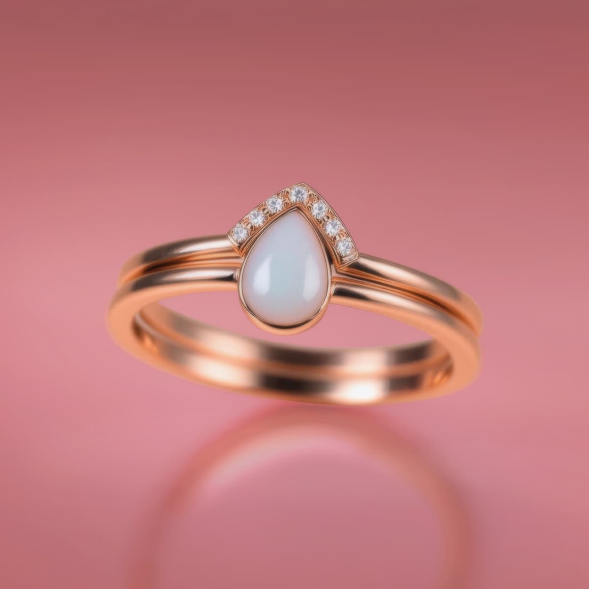 Zestaw DIY do Biżuterii z Mleka - Pierścionek "Together" z dokładką