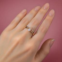 Zestaw DIY do Biżuterii z Mleka - Pierścionek "Together" z dokładką - thumbnail 4