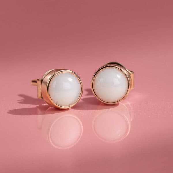 Zestaw DIY do Biżuterii z Mleka - okrągłe Kolczyki "Circle of Life"