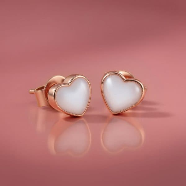 Zestaw DIY do Biżuterii z Mleka - Kolczyki Serca "Sweetheart"