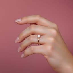 DIY Biżuteria z Mleka - Komplet: Naszyjnik 18mm "Circle of Life" + Pierścionek - thumbnail 4